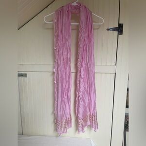 Scarf. Pink and Gold. Beautiful